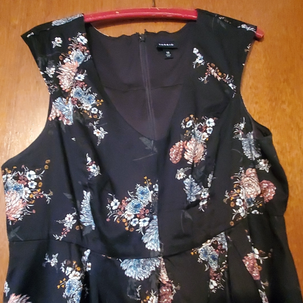 Plus size fit and flare dress